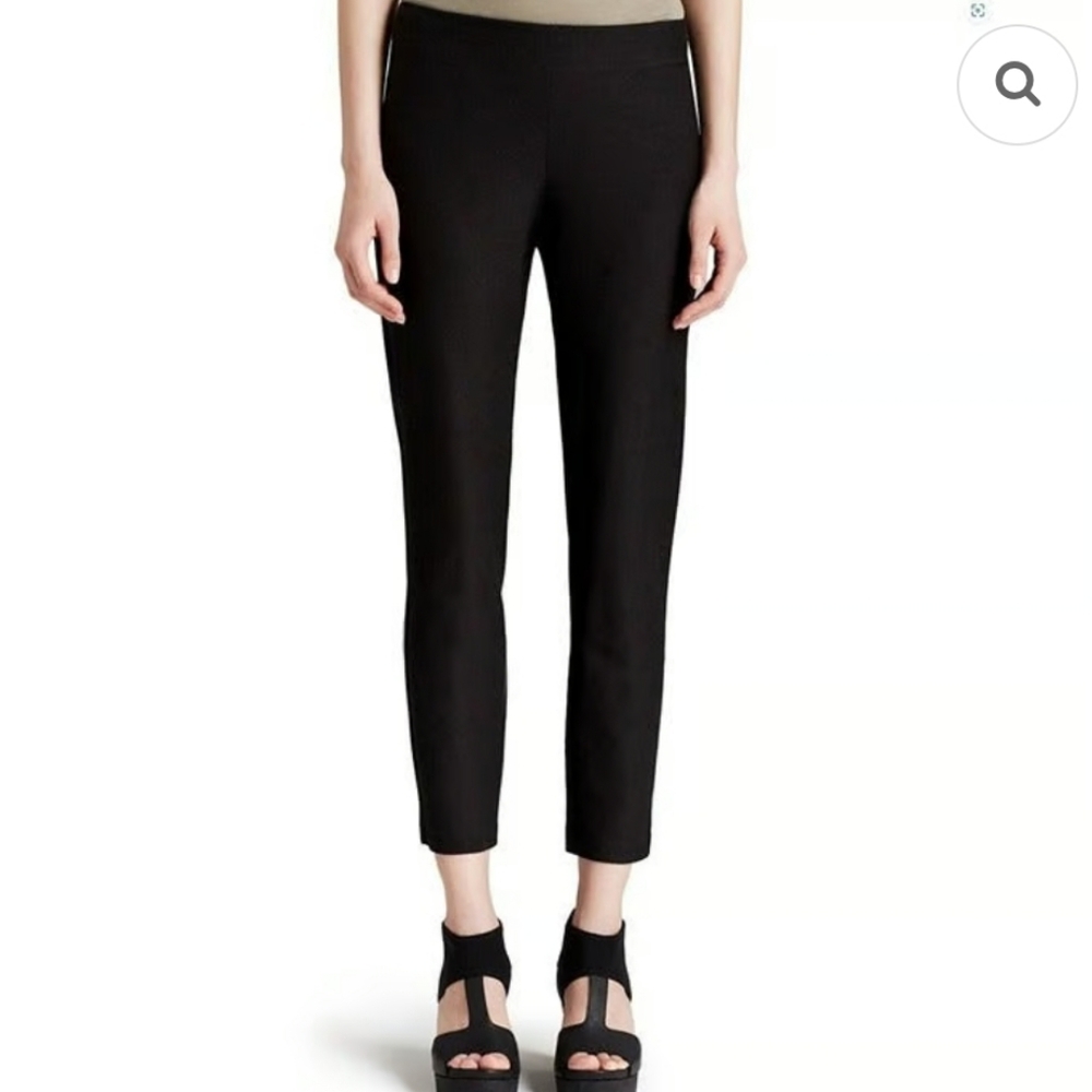Eileen Fisher Womens Slim Knit Pull On Pants Zip Ankle Size XS